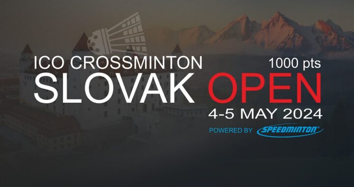 14. ICO Crossminton Slovak Open 2024 powered by Speedminton®